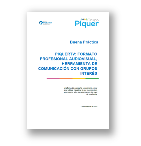 "PIQUERTV: FORMATO PROFESIONAL AUDIOVISUAL, HERRAMIENTA DE COMUNICACIÓN CON GRUPOS INTERÉS"