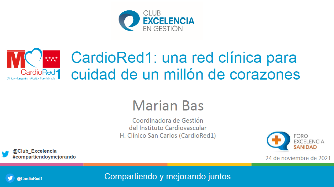 CardioRed1 - IX Foro Excelencia en Sanidad 2021