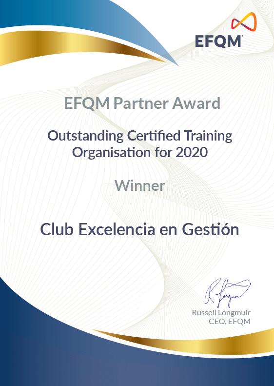 certificado EFQM training