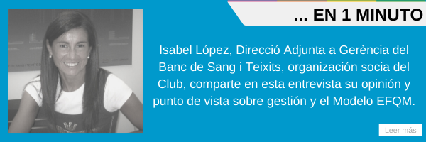 Newsletter _En 1 minuto__sabel López, Direcció Adjunta a Gerència del Banc de Sang i Teixits