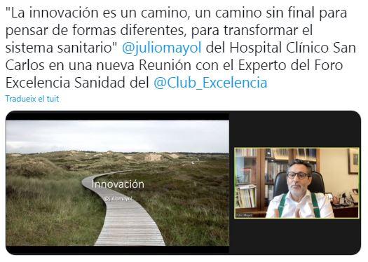 La innovación en Sanidad - Julio Mayol La innovación en Sanidad - Julio Mayol