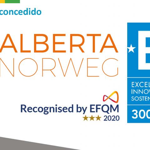 Alberta Norweg, primera organización en obtener el Sello EFQM según el Modelo EFQM 2020